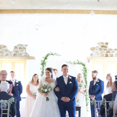 Launcells Barton, Bude, Cornwall. Flowers by Blujen. September.