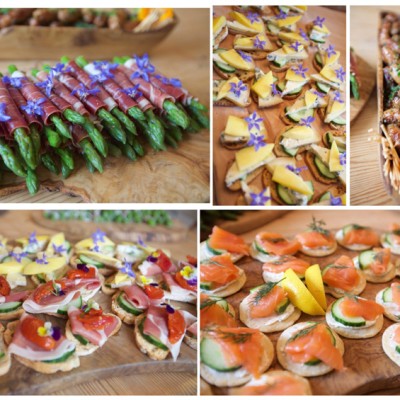 Ta Mill Wedding Venue, Launceston, Cornwall.  Caterer, Piglet Cottage. July.