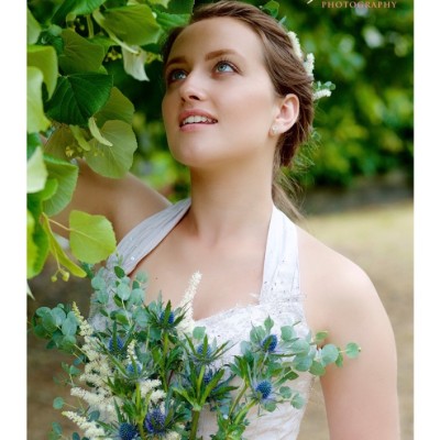 Launceston, Cornwall, Flowers by Flower Scene.  August.