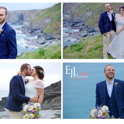 The Millhouse, Trebarwith Strand, North Cornwall. Flowers by Phillip Corps. June.