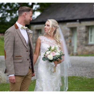 The Green Weddings Cornwall. Liskeard. Flowers by Donna Cornish, MUA Abi Scott, Hair, Vicky Endacott. May.