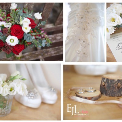 North Petherwin Church, Cornwall. Flowers by Flower Scene, dress from Lowen Bridal. November.